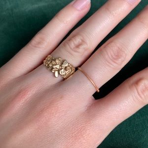 Gold Nugget Ring